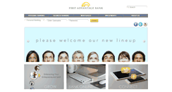 Desktop Screenshot of firstadvantagebanking.com